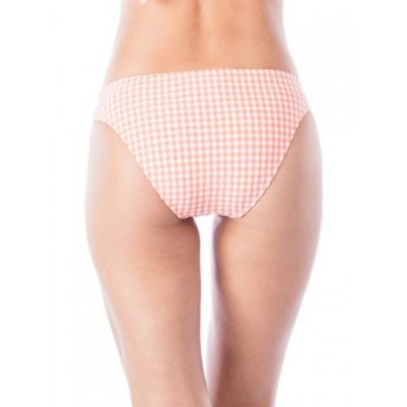 Nanette Lepore Capri Gingham Charmer Swim Bikini Bottom - Picture 5 of 6